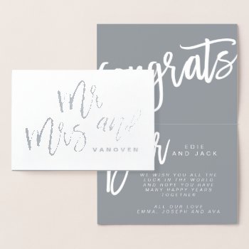 Mr And Mrs Congratulations Card by Stacy_Cooke_Art at Zazzle