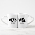 Mr. always wrong & Mrs. always right Funny Couples Coffee Mug Set ...