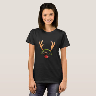 Mr and Mrs couple christmas T-Shirt