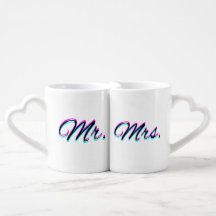 Mr. and Mrs. Couple Mugs