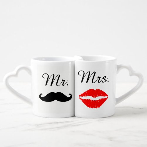 Mr and Mrs Couples Mug set