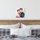 Mr and Mrs Custom Photo Canvas (Insitu(Bedroom))