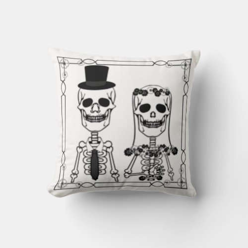 Mr And Mrs DOD Throw Pillow