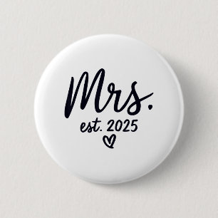 Mr. And Mrs. Engagement Tees Uni-adults Mr And Mrs Button