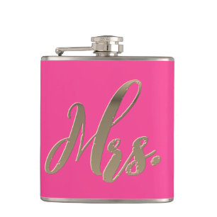 Mr and Mrs Flask Set Hip Wedding Flask Set
