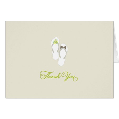 Mr And Mrs Flip Flops Green Daisies Beach Wedding