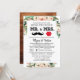 Mr and Mrs Fresh Pink Floral Couple Engagement Inv Invitation | Zazzle