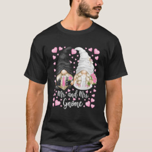 Mr. And Mrs. Gnome For Women And Funny Garden Wedd T-Shirt