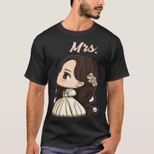 Mr and Mrs Honeymoon Couple Hers T-Shirt