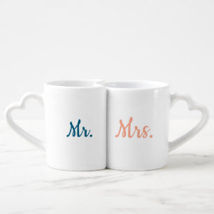 Mr. and Mrs./Hubby and Wifey coffee mugs