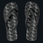 Mr. and Mrs. Husband Wife His Hers Newly Weds Flip Flops<br><div class="desc">Mr. and Mrs. Husband Wife His Hers Newly Weds on a custom set of flip flops to wear or to share. 


 
 
 


Use the "Ask this Designer" link to contact us with your special design requests or for some assistance with your customization needs.</div>