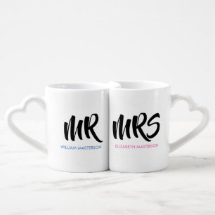 Mr and Mrs I'm Hers I'm His Coffee Mug Set