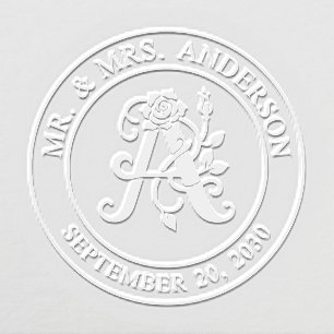 Mr and Mrs Initial A Wedding Embosser