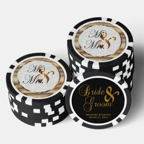 Mr and Mrs Keepsake _ Personalize Poker Chips