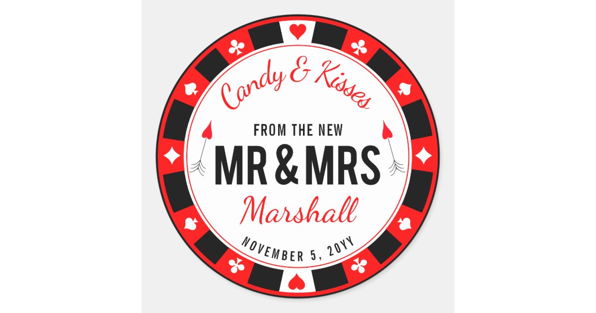 MR AND MRS PERSONALIZED WEDDING ENVELOPE SEALS LABELS STICKERS PARTY FAVOR