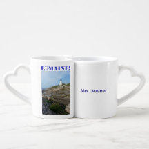 Mr. and Mrs. Mainer Mug set!