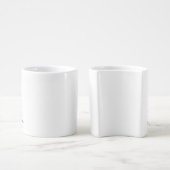 Mr and Mrs | Modern Script Personalized Coffee Mug Set (Side)