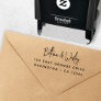 Mr and Mrs Name Address Wedding Return Address Self-inking Stamp