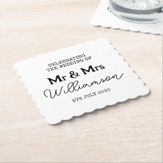 Mr And Mrs Name Black And White
