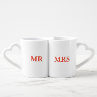 Mr and Mrs nested mugs
