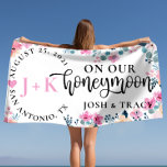 Mr and Mrs Newlywed, Honeymoon, Newlywed Gift Beach Towel<br><div class="desc">Start your married life off right with Mr and Mrs Newlywed beach towels! These elegant custom name towels make the perfect wedding gift, honeymoon gift, or just-married present. The lucky couple can use them on their honeymoon, at the beach, or in the pool. Plus, they'll love seeing their new last...</div>