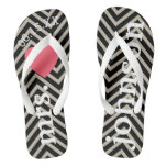 Mr. And Mrs. Personalized Honeymoon With Heart Flip Flops at Zazzle