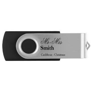 Mr and Mrs Personalized Name Flash Drive