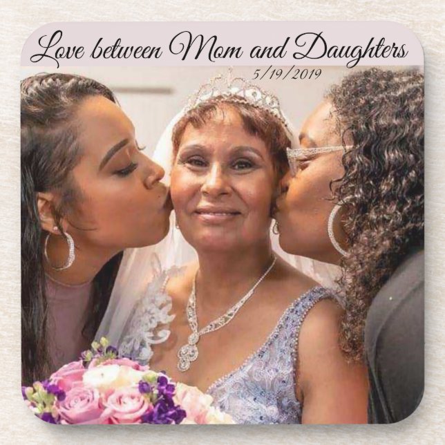 Mr. and Mrs. Philip R Newby   Beverage Coaster (Front)