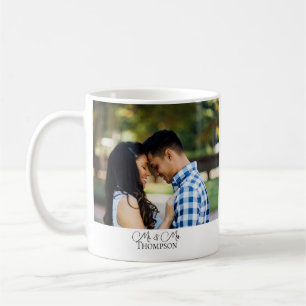 Mr and Mrs Photo Coffee Mug