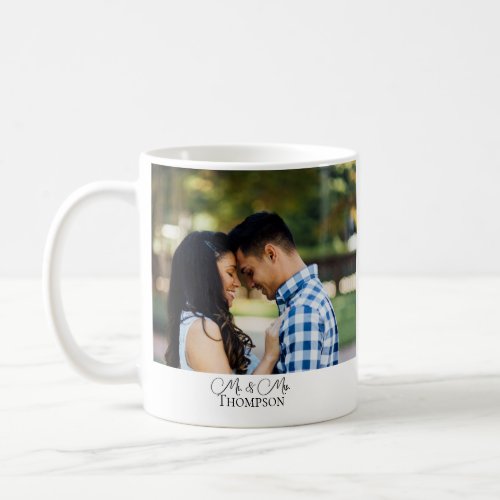 Mr and Mrs Photo  Coffee Mug