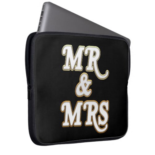 Mr and Mrs Protect Your Tech in Style Laptop Sleeve