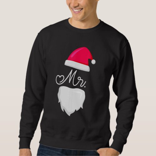 Mr And Mrs Santa Claus Pajamas Couples Matching Ch Sweatshirt