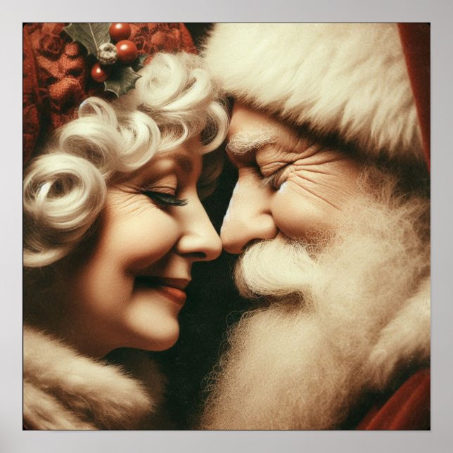 Mr and Mrs Santa Claus Poster (Front)