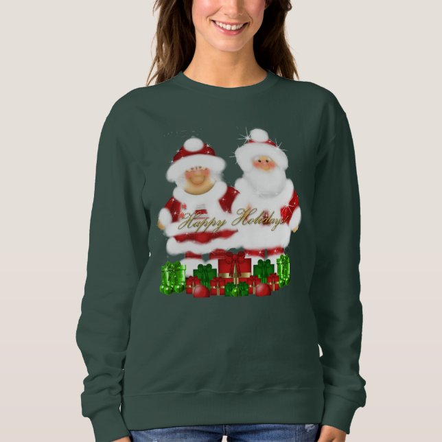 Mr. and Mrs. Santa Claus sweatshirt (Front)
