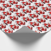 mr and mrs santa claus wrapping paper (Corner)
