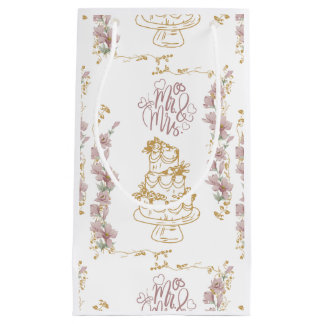 mr and mrs small gift bag