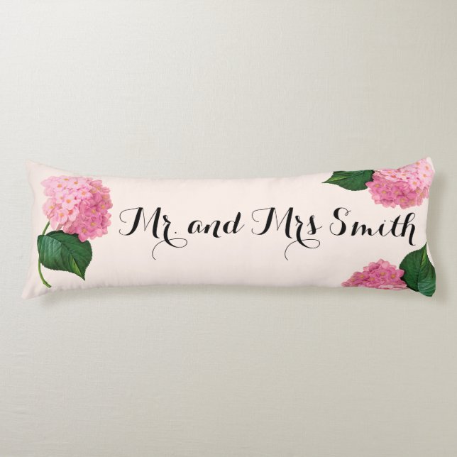 Mr. and Mrs. Smith Custom Body Pillow (Front)