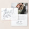 Mr and Mrs thank you photograph real foil