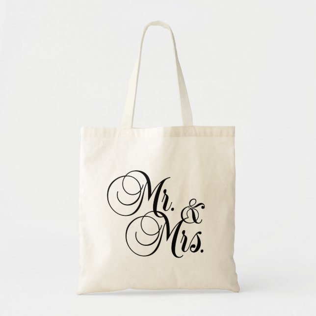 Mr. and Mrs. Totebag Tote Bag (Front)