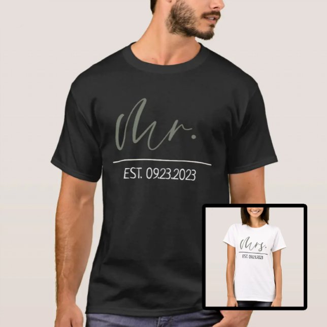 Mr and Mrs Tshirts 3 (Creator Uploaded)