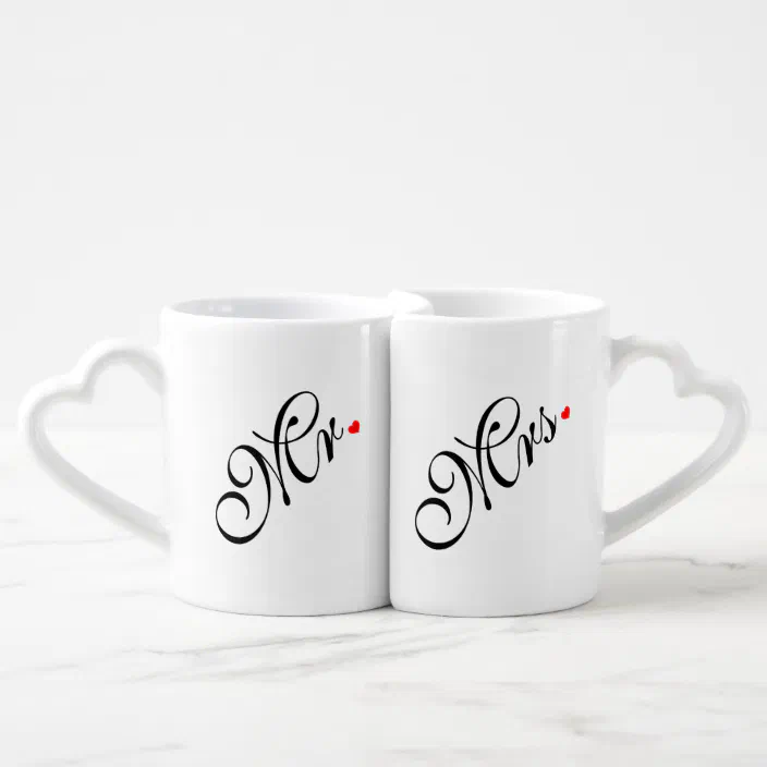 Funny Couples Gift Cute Ceramic Wedding Coffee Mug Set Elegant Marble with Gold Cursive Text Mr & Mrs Funny Couples Gift Cute Ceramic Wedding Coffee Mug Set Elegant Marble with Gold Cursive Text Mr & Mrs