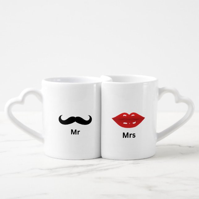 Mr and Mrs Wedding Mug (Front Nesting)