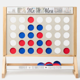 Mr and Mrs Wedding Photo Fast Four