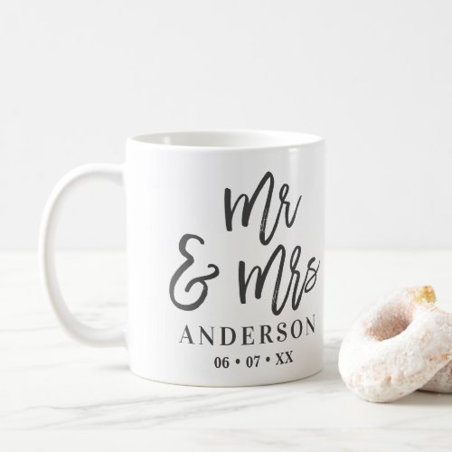 Mr and Mrs wedding photo favor gift Coffee Mug