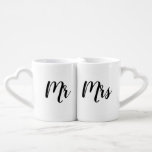 Mr and Mrs Wedding | Set of 2 coffee Tea Mug<br><div class="desc">.</div>