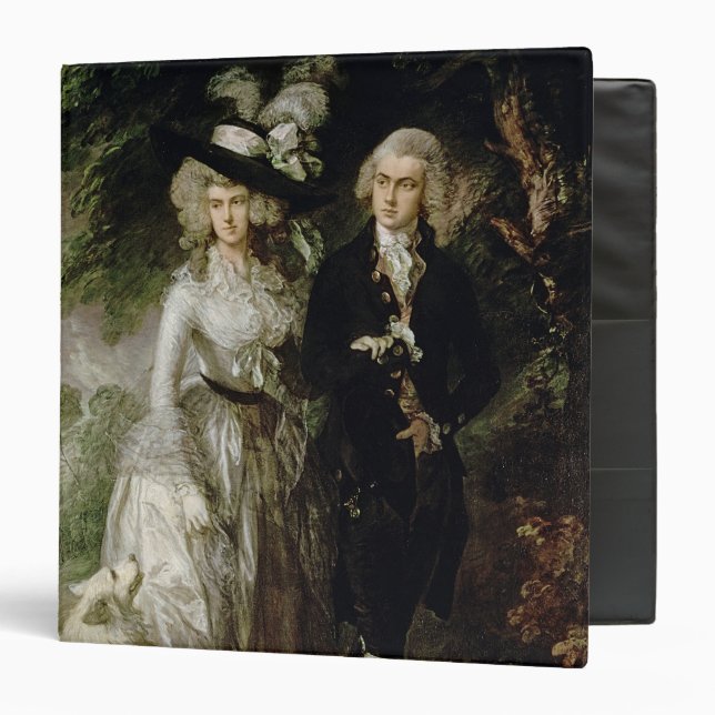 Mr and Mrs William Hallett , c.1785 Binder (Front/Inside)