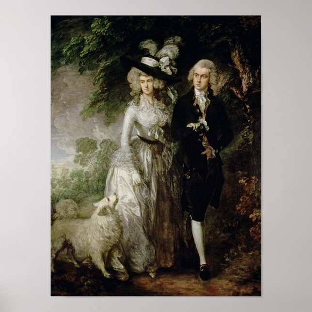 Mr and Mrs William Hallett , c.1785 Poster (Front)