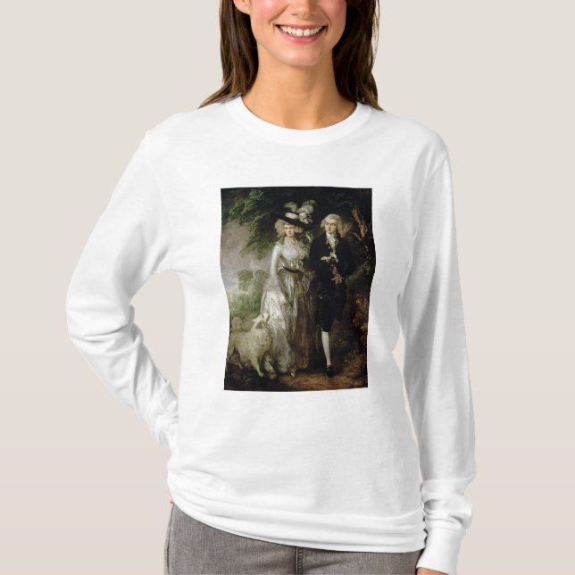 Mr and Mrs William Hallett , c.1785 T-Shirt (Front)