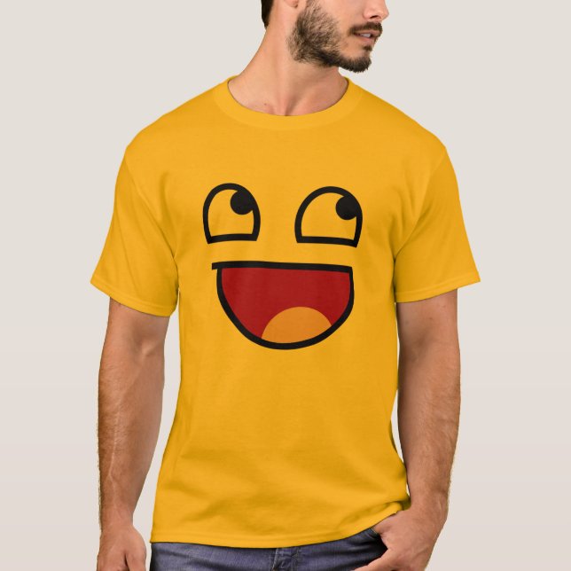 Mr Awesome Emote T-Shirt (Front)
