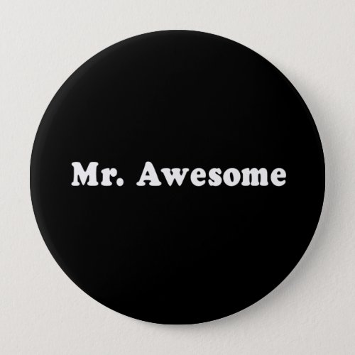 MR AWESOME T_shirt Button